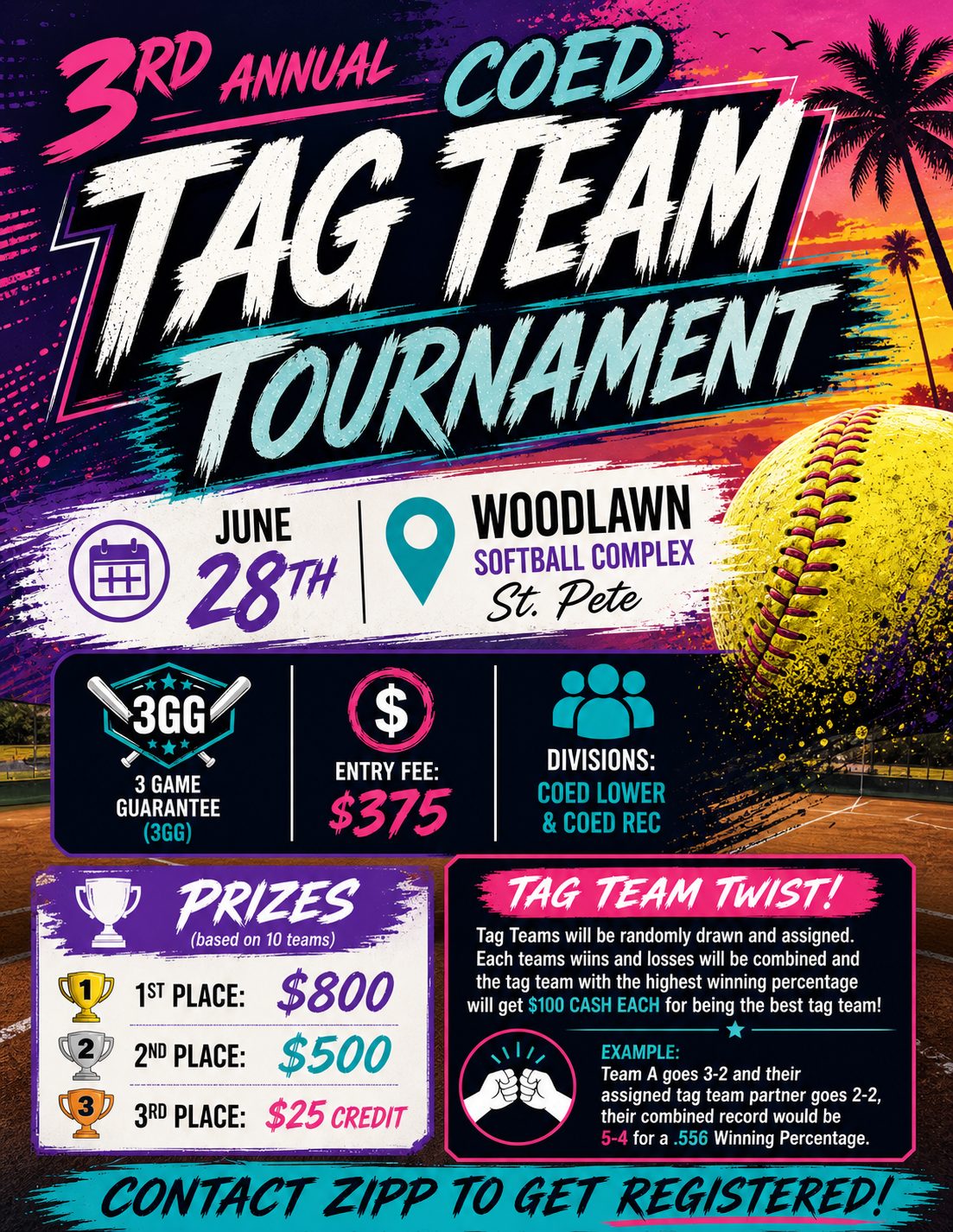 Coed Tag Team Event